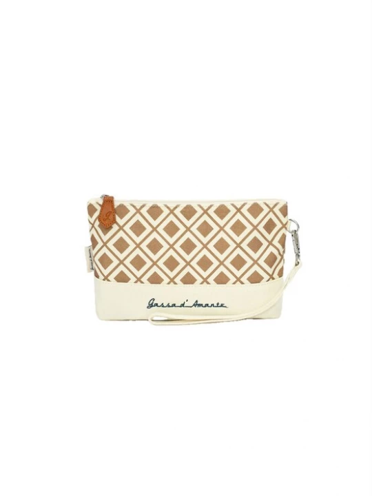 Foto van product Gassa d'Amante Schoudertas 'Alassio' bruin
