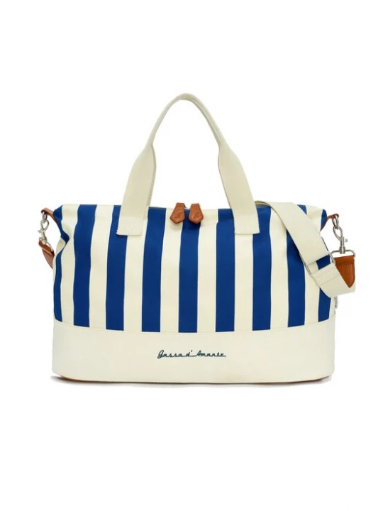 Foto van product Gassa d'Amante Schoudertas 'Forte dei Marmi' blauw / wit
