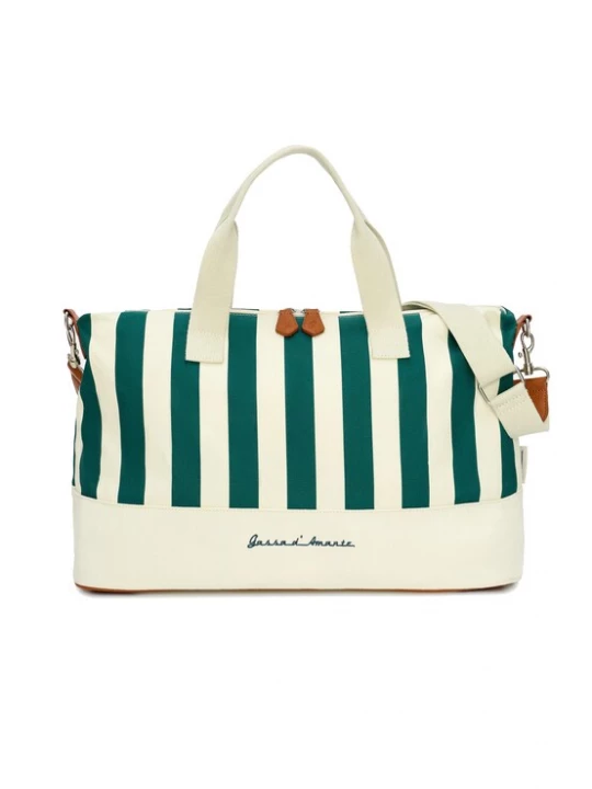 Foto van product Gassa d'Amante Schoudertas 'Forte dei Marmi' groen / wit