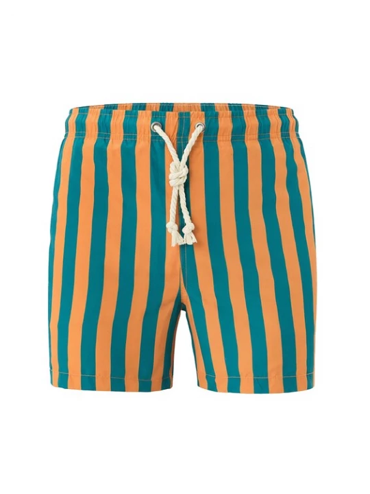 Foto van product Gassa d'Amante Zwemshorts 'Polignano' groen / oranje