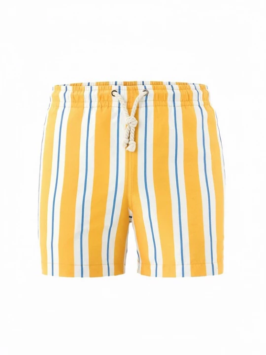 Foto van product Gassa d'Amante Zwemshorts 'Riccione' geel / wit