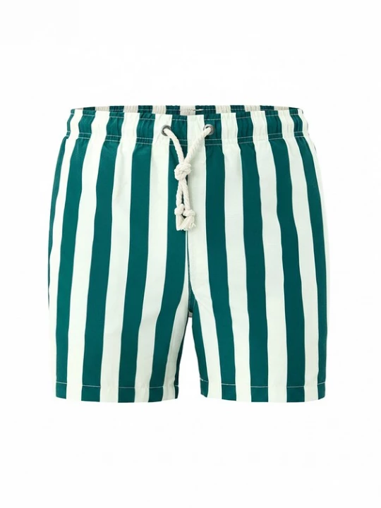 Foto van product Gassa d'Amante Zwemshorts 'Varigotti' groen / wit