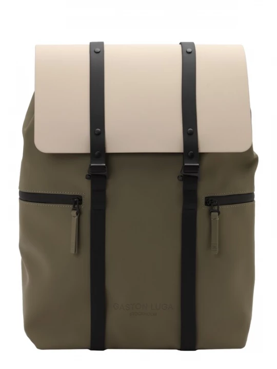 Foto van product Gaston Luga Rugzak 'Spläsh 2.0 - 13' taupe / groen
