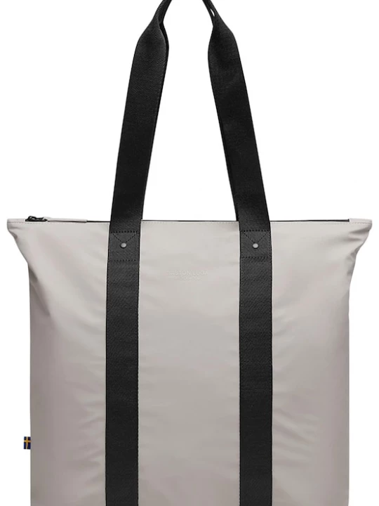 Foto van product Gaston Luga Shopper 'Däsh' stone grey / zwart