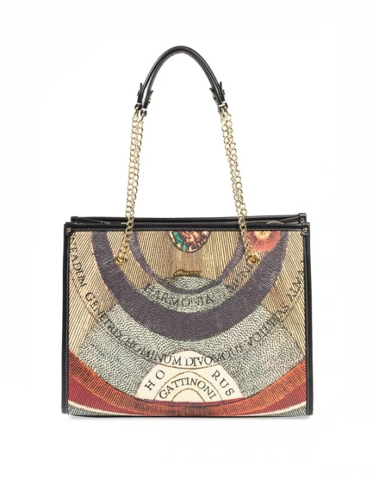 Foto van product Gattinoni Handtas beige / lichtgrijs / donkerrood