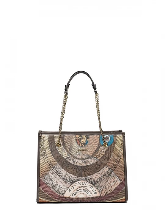 Foto van product Gattinoni Handtas taupe / gemengde kleuren