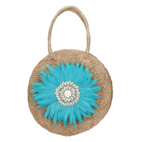 Foto van product Gave Lux Handtas turquoise / bruin