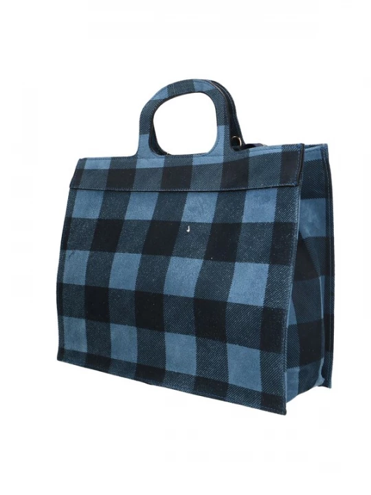 Foto van product Gave Lux Handtas blauw denim / donkerblauw