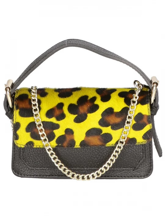 Foto van product Gave Lux Handtas oker / citroen / zwart