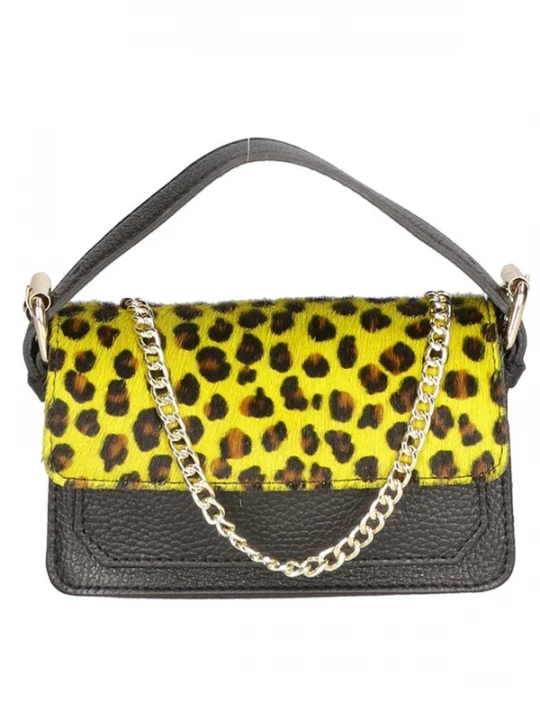 Foto van product Gave Lux Handtas bruin / geel / zwart