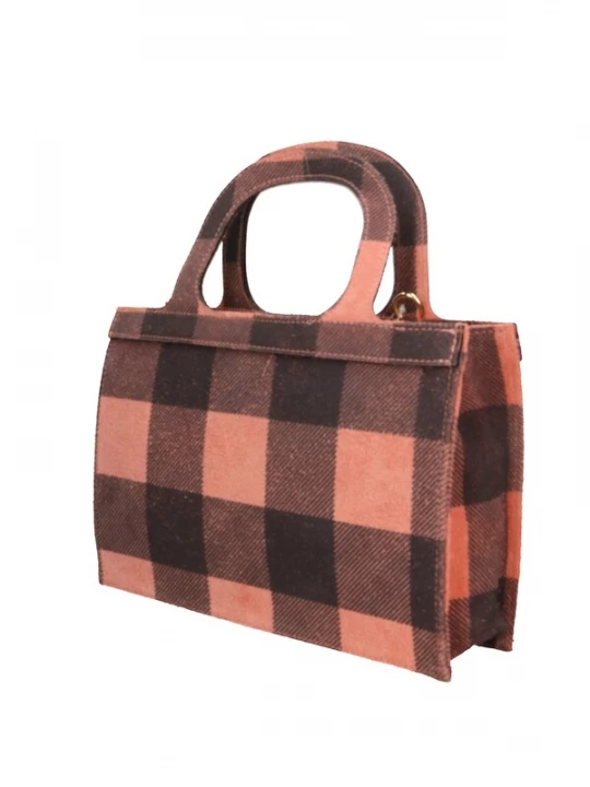 Foto van product Gave Lux Handtas koraal / zwart