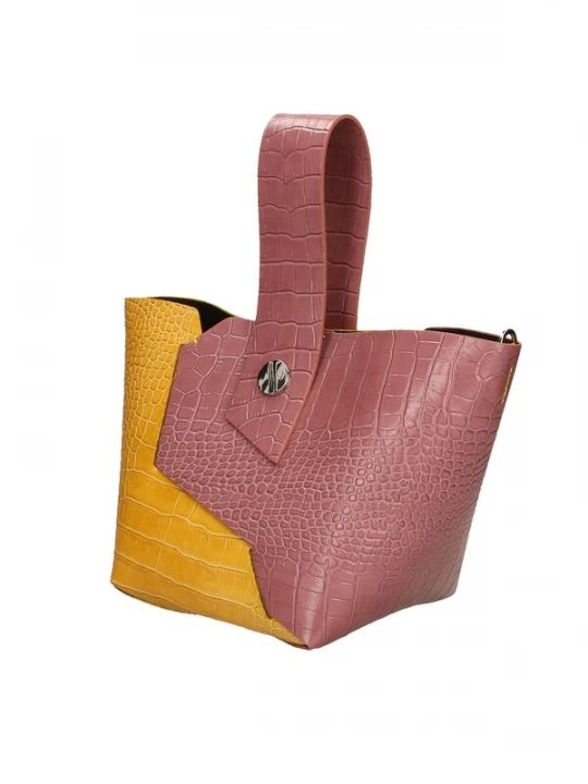 Foto van product Gave Lux Handtas mosterd / mauve