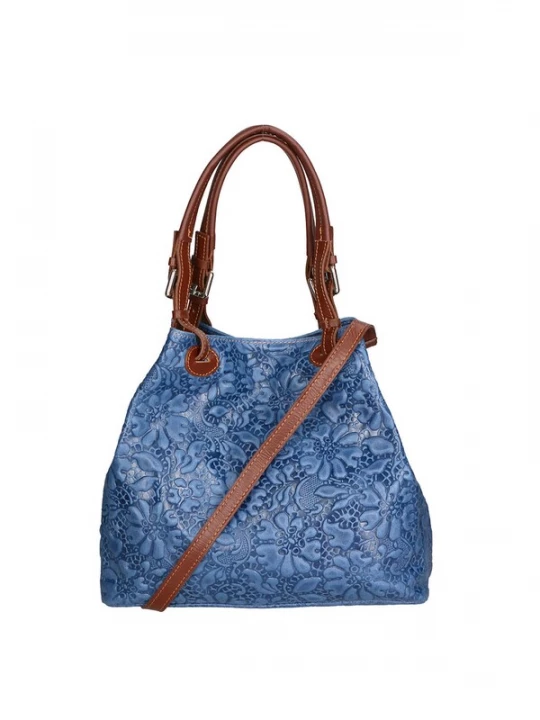 Foto van product Gave Lux Handtas royal blue / koningsblauw / bruin