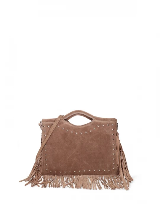 Foto van product Gave Lux Handtas 'Silvana Nova' lichtbruin