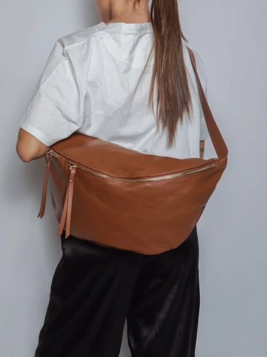 Foto van product Gave Lux Schoudertas 'Caelia Plus' bruin