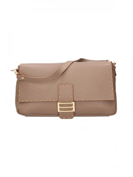 Foto van product Gave Lux Schoudertas donkerbeige / goud