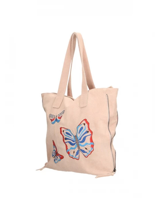 Foto van product Gave Lux Shopper blauw / pink / donkerrood / zwart