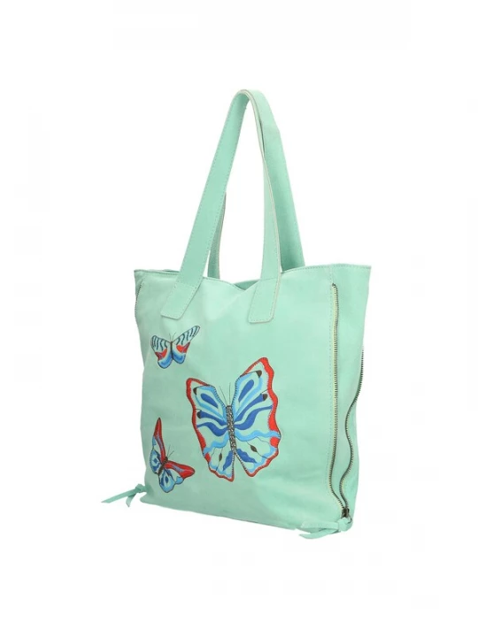 Foto van product Gave Lux Shopper blauw / azuur / mintgroen / rood