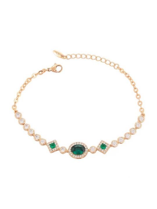 Foto van product NAEMI Armband goud / groen