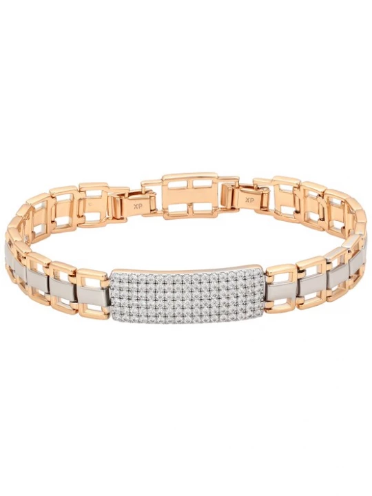 Foto van product faina Armband rose-goud / zilver / transparant