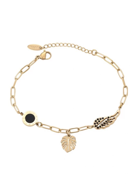 Foto van product faina Armband goud / zwart