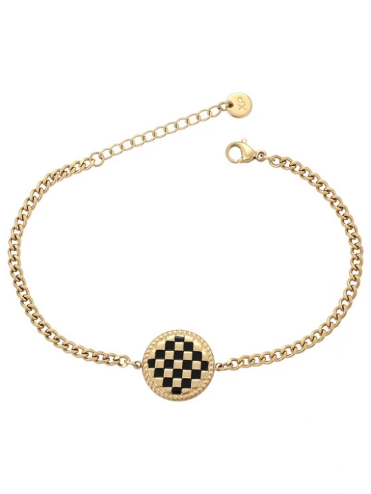 Foto van product faina Armband goud / zwart