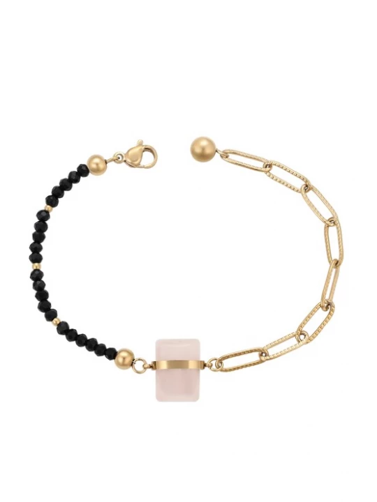 Foto van product NAEMI Armband goud / rosé / zwart