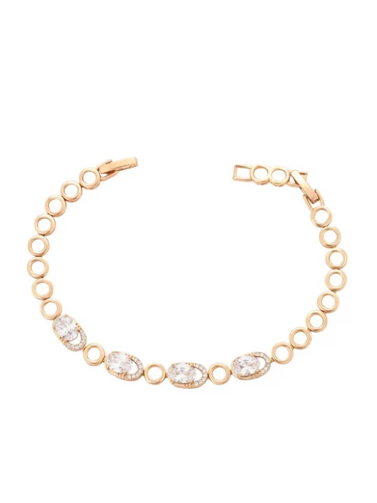 Foto van product faina Armband rose-goud / transparant