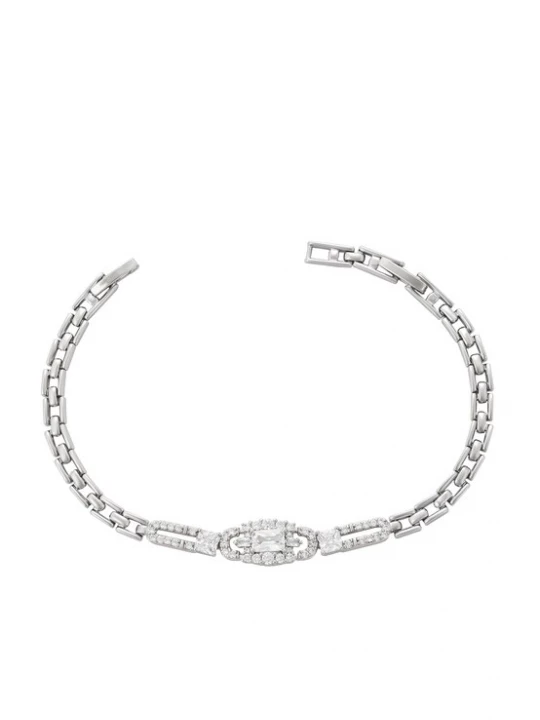 Foto van product faina Armband zilver / transparant