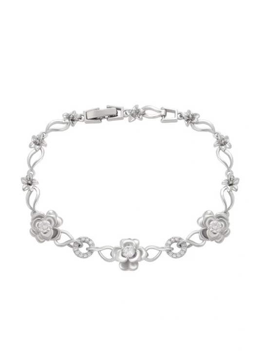 Foto van product faina Armband zilver / transparant