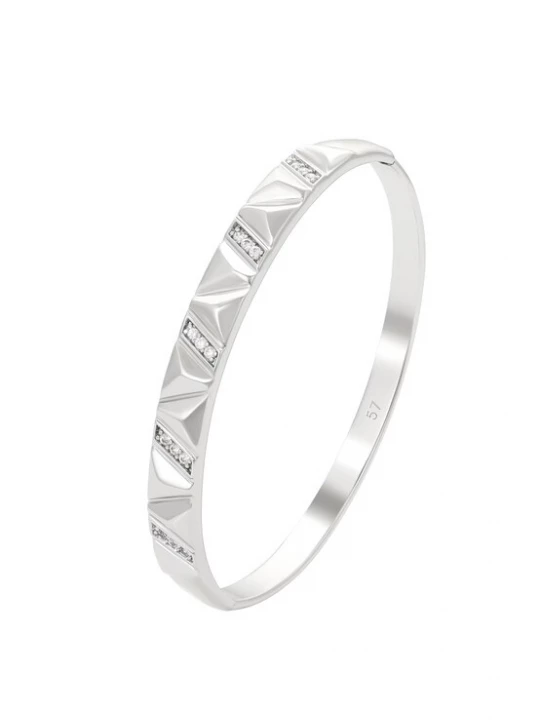 Foto van product faina Armband zilver / transparant