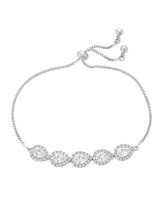 Foto van product faina Armband zilver / transparant