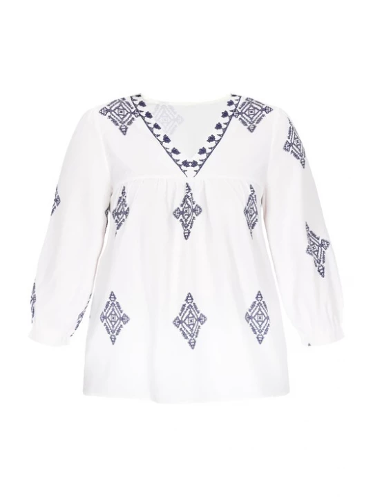 Foto van product usha FESTIVAL Blouse navy / wit