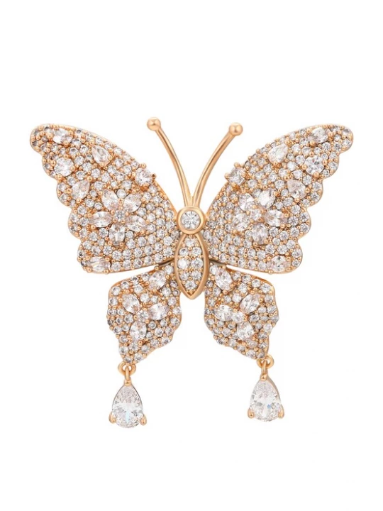 Foto van product faina Broche goud / transparant