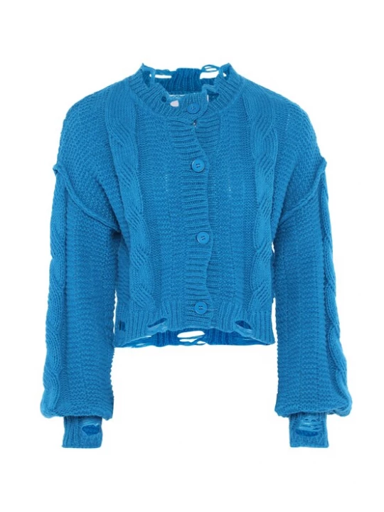 Foto van product MYMO Gebreid vest turquoise