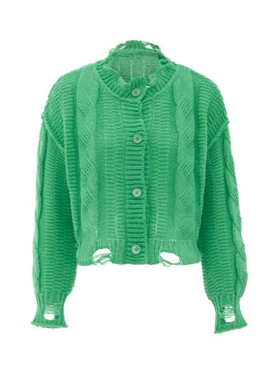Foto van product MYMO Gebreid vest grasgroen