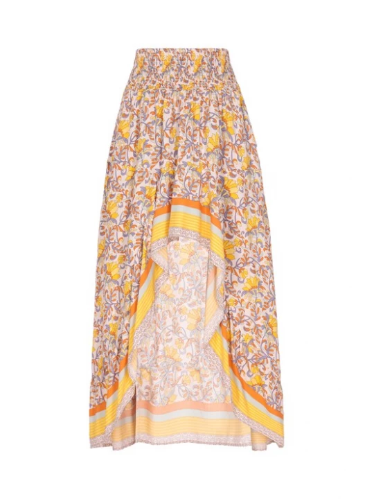 Foto van product usha FESTIVAL Rok 'Festival Look' opaal / pastelblauw / geel / oranje