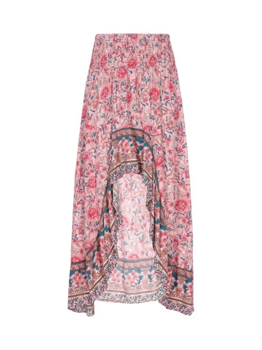 Foto van product Gaya Rok 'Fashion Look' petrol / pink / rosa / wit