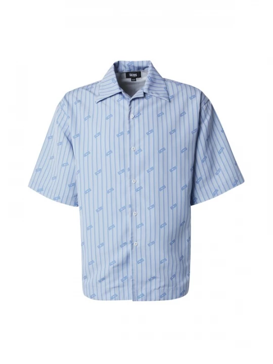 Foto van product GCDS Overhemd blauw / lichtblauw