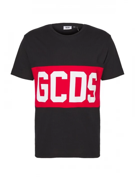 Foto van product GCDS Shirt rood / zwart / wit