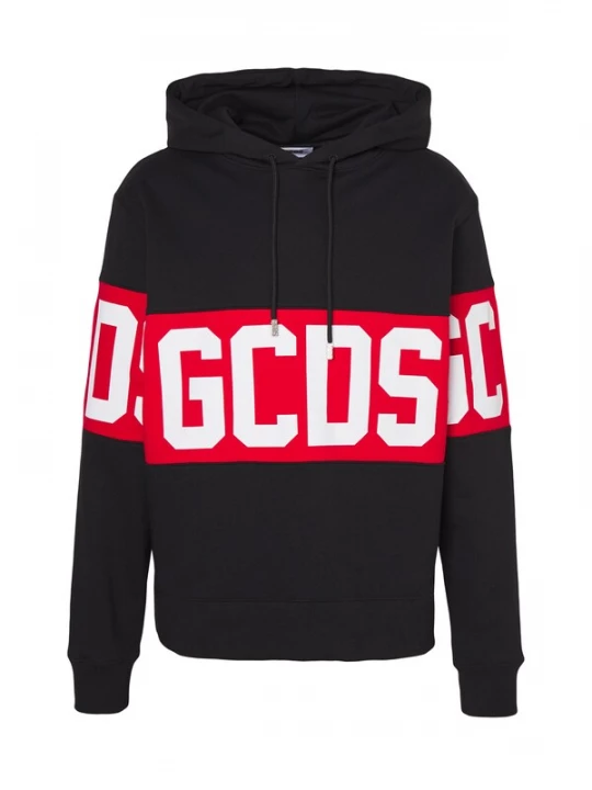 Foto van product GCDS Sweatshirt rood / zwart / wit