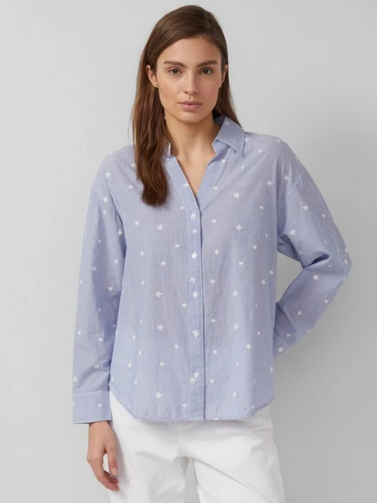 Foto van product Geborduurde katoenen blouse met omslag s.Oliver