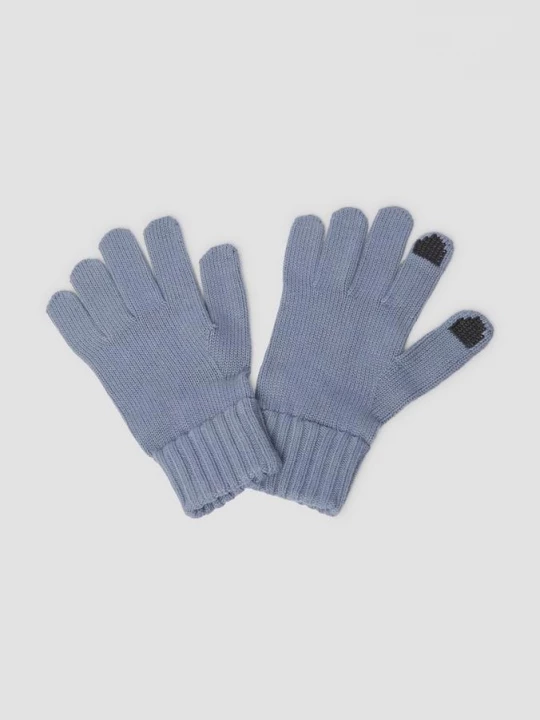 Foto van product Gebreide handschoenen met smartphonefunctie op duim en wijsvinger s.Oliver blauw