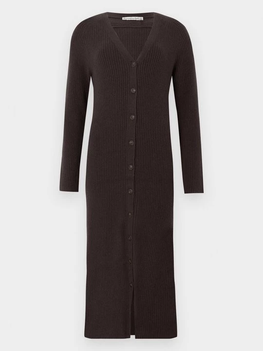 Foto van product Gebreide jurk Abercrombie & Fitch bruin