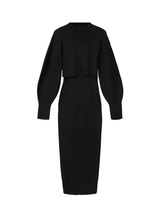 Foto van product Gebreide jurk AllSaints zwart