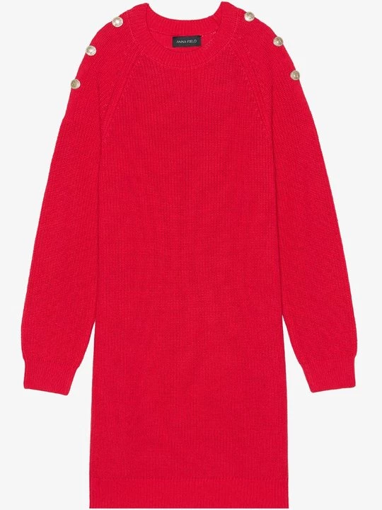 Foto van product Gebreide jurk Anna Field By Zalando rood