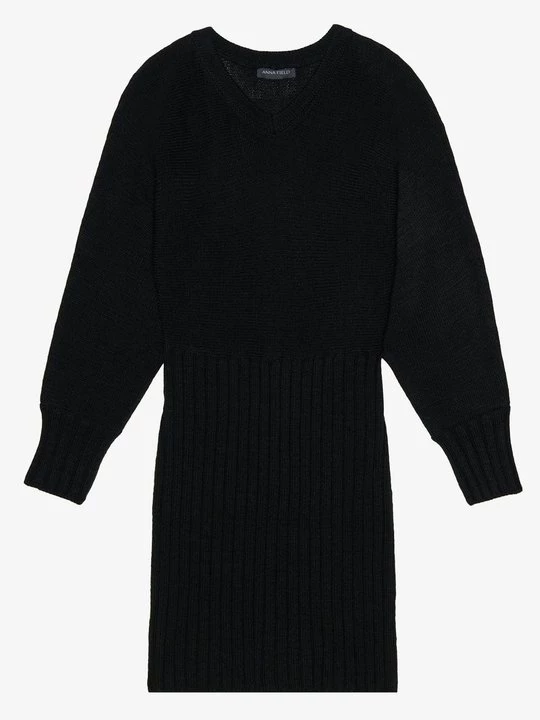 Foto van product Gebreide jurk Anna Field By Zalando zwart