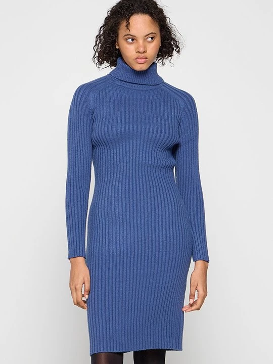 Foto van product Gebreide jurk Apart blauw