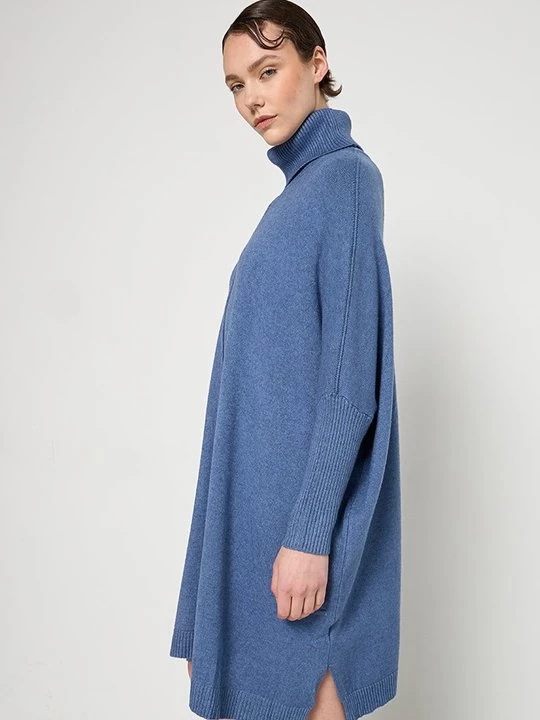 Foto van product Gebreide jurk Apart blauw