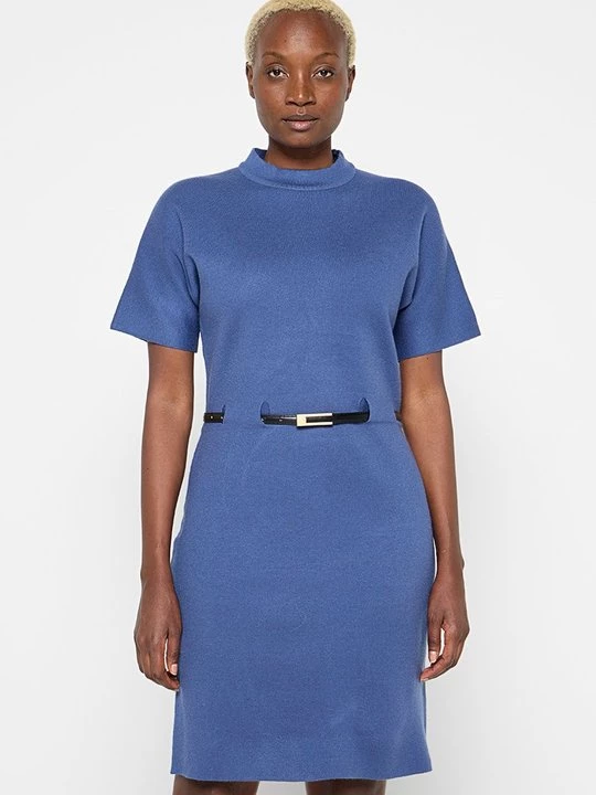 Foto van product Gebreide jurk Apart blauw